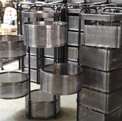 quality  Rotating Kitchen Storage Rack - Black/White, 3-5 Tier, OEM Available factory