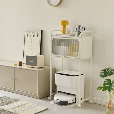 Portable With Drawers Modern Robot Vacuum Cleaner Storage Rack  Small Square Table For Household