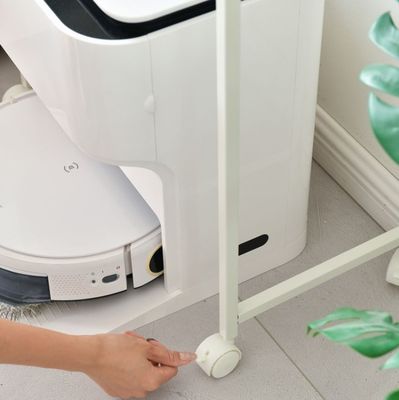 Multi Functional  Household Storage Rack 28cm Modern Side Table Drawer Storage + Swivel Wheels For Sweeping Robots