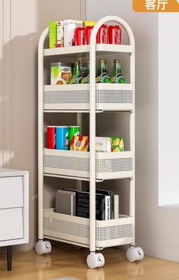 Drawer Type Ultra Narrow Gap Storage Rack  Thickened Carbon Steel For Seams