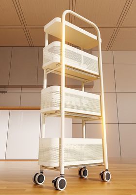 Layered Pull Out Basket + Anti Drop Gap Trolley / Gap Kitchen Storage Rack 4layers