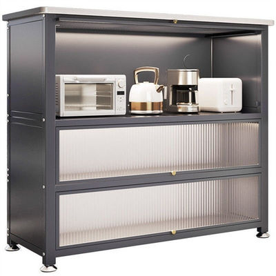 Counter Portable Kitchen Storage Cabinets Sealed On All Six Sides Preventing Dust Insects And Cooking Fumes