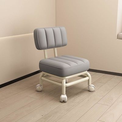 Sofa Shoe Changing Small Stool With Back Support Customized Services