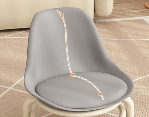 Selected High Density Rebound Sponge Low Rolling Stool Waterproof Leather Soft And Comfortable Seat Surface