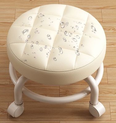 Anti Slip Rolling Low Stool Floor Protection Multiple Color Double Layer Thickened