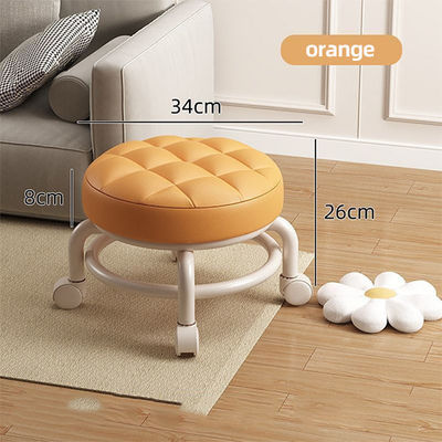Modern Minimalist Style Rolling Low Stool Shoe Changing For Nordic Industrial