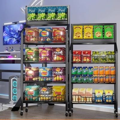E Sports Room Cash Register Shelves Multi Layered Three Dimensional Display Fashionable And Modern Design