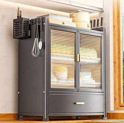 Multi Functional Movable Kitchen Work Station Thickened Carbon Steel Multi Layer