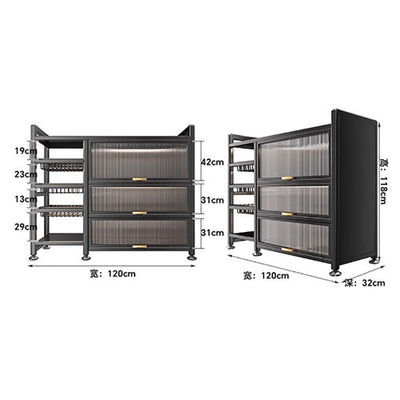 Customization Q235B Kitchen Cabinet Organizer 60kg Load Capacity Scratch Resistant And Durable Multi Functional
