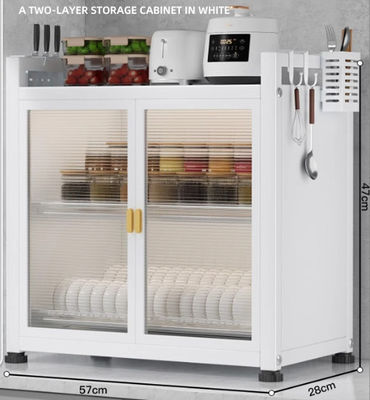 Dust Proof And Insect Proof Kitchen Storage Units Bowl Rack With Cover freestanding