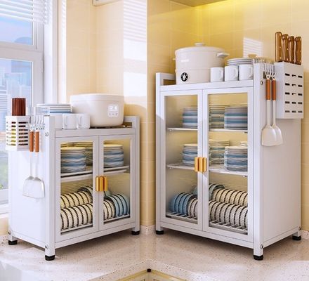 Rust Proof Movable Kitchen Work Station Wear Resistant And Corrosion Resistant Multi Functional Storage Cabinet