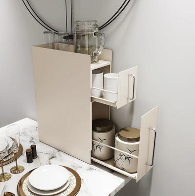 Living Room French Retro Countertop Storage Cabinet