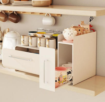 High Appearance Level Mark Pull Out Counter Top Storage Box